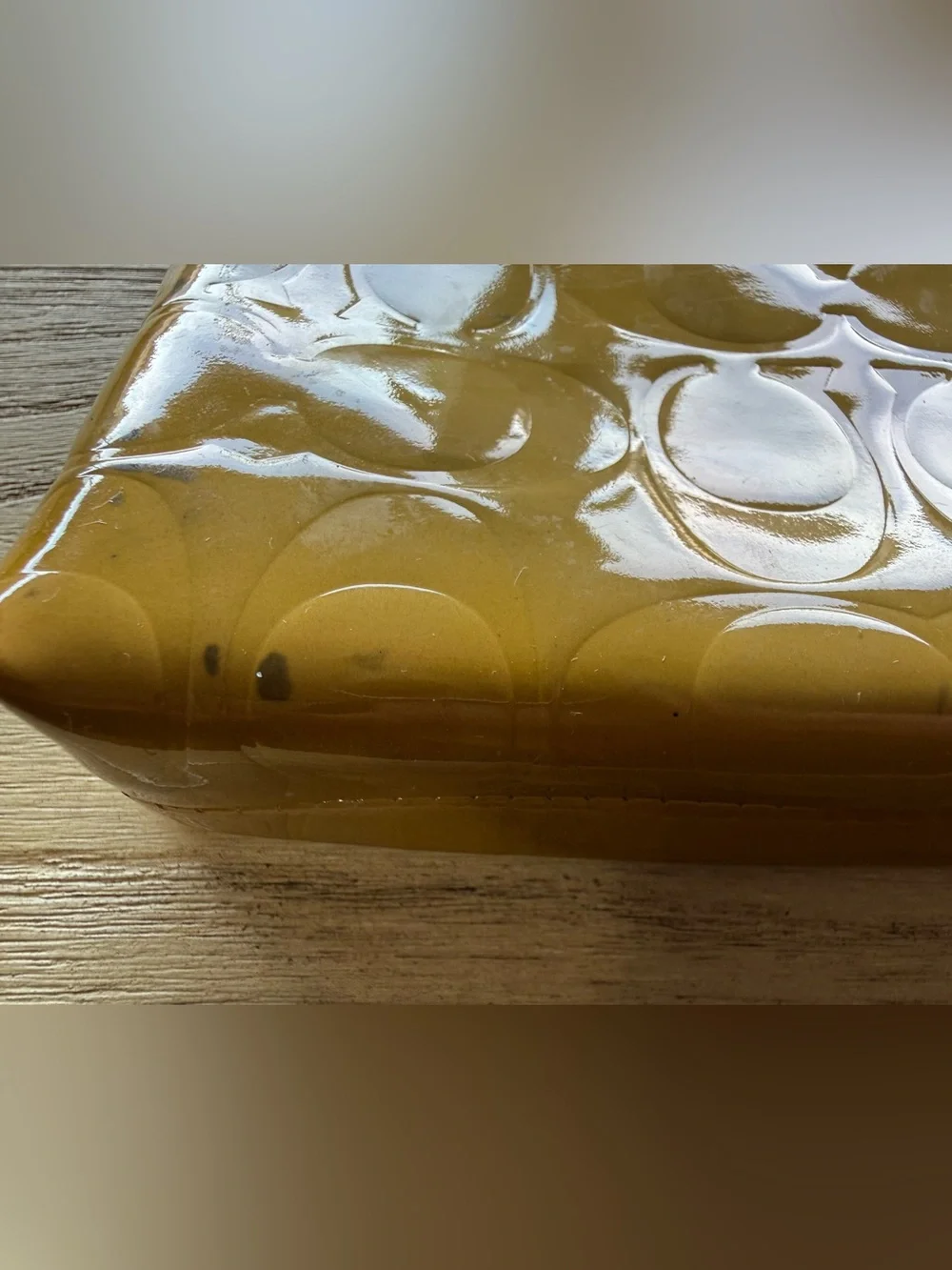 Coach REHAB Patent Leather Wristlet